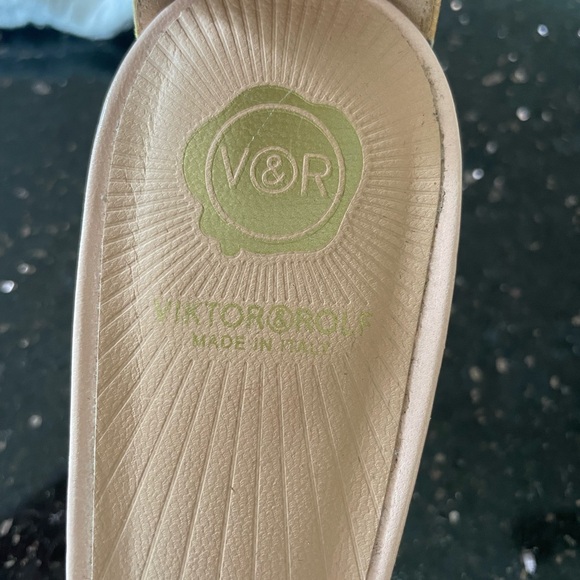 Viktor&Rolf Italian leather sandals with crystal heels size 38 - Picture 6 of 6